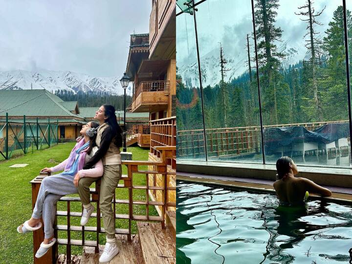 Sara Ali Khan recently wrapped up the shooting of Ae Watan Mere Watan and took off to the mountains for a short vacay. Check out pics