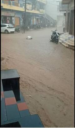 Nakhtrana Rain Photo: કચ્છના નખત્રાણામાં 2 ઈંચ વરસાદ, તસવીરોમાં જુઓ રસ્તાઓ કેવી રીતે બન્યા નદી