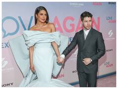Priyanka Chopra Attends Love Again Premiere With Nick Jonas, Gets A Kiss From Co-Star Sam Heughan