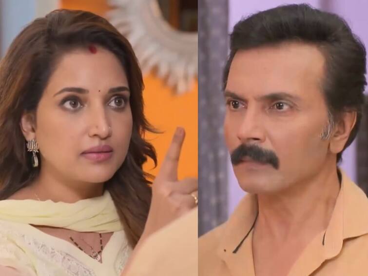 aai kuthe kay karte marathi serial latest update fight between  Aniruddh and Sanjana Aai Kuthe Kay Karte: अनिरुद्धच्या विचित्र वागण्यामुळे संजनाचा राग अनावर; 'आई कुठे काय करते !'च्या प्रोमोनं वेधलं लक्ष