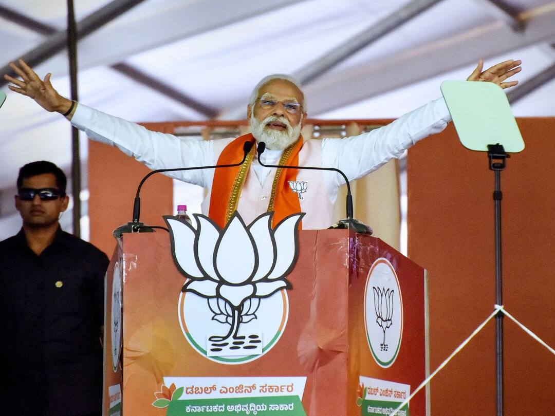 Karnataka elections 2023 two Mega Roadshows four Public Meetings PM Narendra Modis Power-Packed Schedule May 6, 7 BJP's Modi Blitzkrieg In Karnataka: PM To Hold 2 Mega Roadshows, 4 Public Meetings On May 6-7