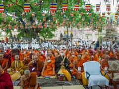 Devotees, Monks Offer Prayers On Buddha Purnima — SEE PICS