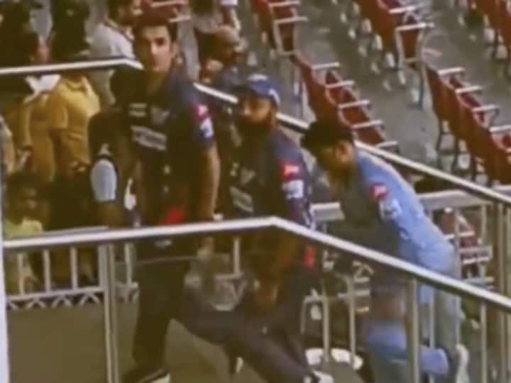 IPL 2023 Fans Taunt Gautam Gambhir With 'Kohli, Kohli' Chants, Reaction Of LSG Mentor Goes Viral Fans Taunt Gautam Gambhir With 'Kohli, Kohli' Chants In Lucknow, Reaction Of LSG Mentor Goes Viral. WATCH