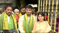 Hero Nikhil Tirumala Darshan : కుటుంబసమేతంగా శ్రీవారి సేవలో హీరో నిఖిల్ | DNN | ABP Desam