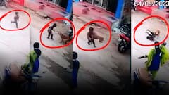 Nizamabad Street Dog Attack | పిల్లాడిపైకి దూకిన వీధి కుక్క.. గాయాలతో బయటపడిన పిల్లాడు | ABP