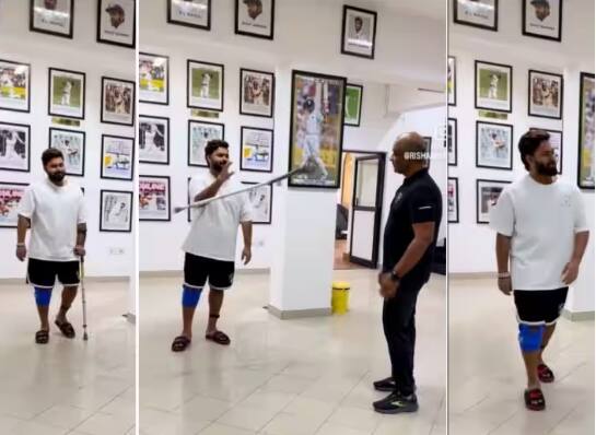 Rishabh Pant Health Update: ਪਹਿਲੀ ਵਾਰ ਬਿਨਾਂ ਵੈਸਾਖੀ ਤੋਂ ਨਜ਼ਰ ਆਏ ਰਿਸ਼ਭ ਪੰਤ, NCA 'ਚ ਖੇਡਿਆ ਟੇਬਲ ਟੈਨਿਸ