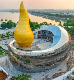 సచివాలయం ఎదురుగా అమరుల అఖండదీపం- హుస్సేన్ సాగర తీరాన మరో ఐకాన్ కట్టడం!