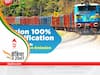 नेट-जीरो कार्बन उत्सर्जन के लक्ष्य प्राप्ति में भारतीय रेलवे का  Mission 100% विद्युतीकरण होगा गेम चेंजर