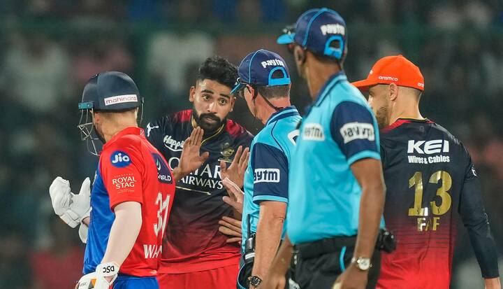 Mohammed Siraj : विराट कोहली आणि गौतम गंभीर यांच्यातील वादाची चर्चा अद्याप सुरुच आहे. अशातच आता आरसीबीचा मोहम्मद सिराज आणि दिल्लीच्या खेळाडूमध्ये बाचाबाची झाली आहे.