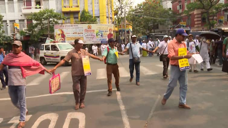 After 12 years, the procession passed through the district of the Chief Minister of the state, the slogan of 'thief' was raised Rally Update: ১২ বছর পর রাজ্যের মুখ্যমন্ত্রীর পাড়া দিয়ে পেরলো মিছিল, উঠল 'চোর' স্লোগান