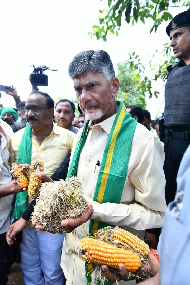 ఉమ్మడి తూర్పు గోదావరి జిల్లాలో అకాల వర్షాలతో నష్టపోయిన రైతులకు చంద్రబాబు పరామర్శ