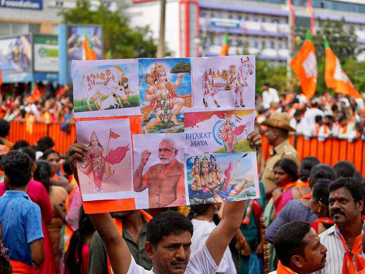 PM Modi is doing electrifying campaigning for the ruling BJP in the state. Notably, Karnataka will go to polls next week on May 10 while the counting of votes will take place on May 13. (Image: PTI )