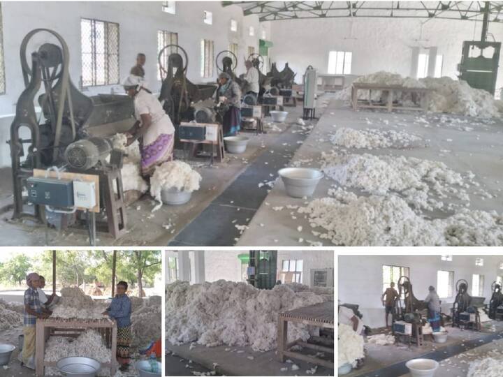 Thoothukudi Cotton ginning mill-farmers are happy to start functioning after 28 years in Puthur TNN Thoothukudi: புதூரில் 28 ஆண்டுகளுக்கு பின் செயல்பட துவங்கிய பருத்தி அரவை ஆலை - விவசாயிகள் மகிழ்ச்சி