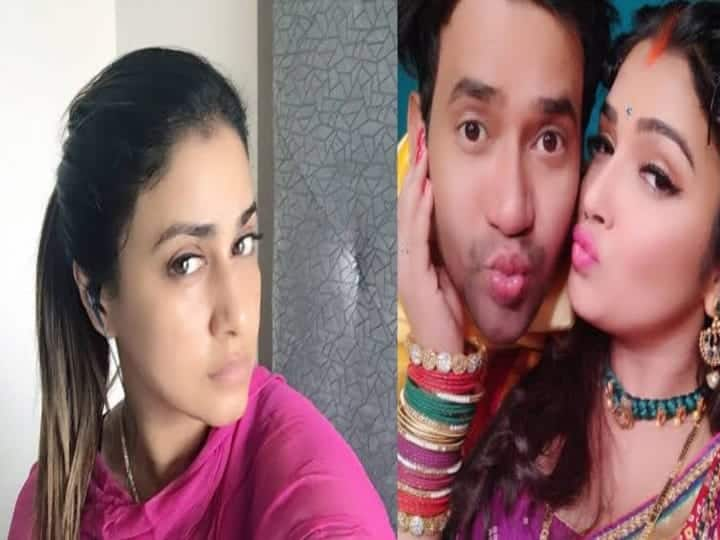 Bhojpuri star Nirhua aka Dinesh Lal Yadav real wife is Mansha Devi and Rumors of affair with Amrapali Dubey have gone viral भोजपुरी के निरहुआ की ये है असली पत्नी, एक्टर का आम्रपाली दुबे के साथ जुड चुका है नाम