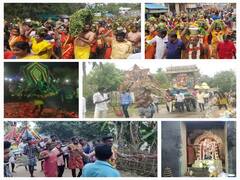 மயிலாடுதுறை மாவட்டத்தில் களைகட்டிய கோயில் திருவிழாக்கள் - திரளாக கூடிய பக்தர்கள்