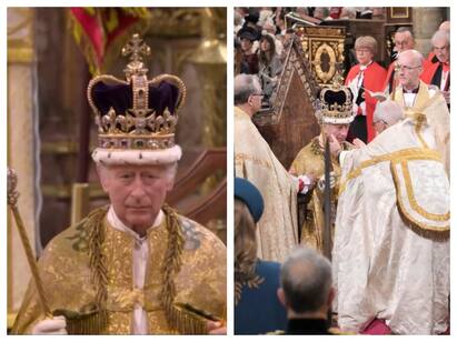 Charles became the King of England Buckingham Palace London in the festival King Charles: இங்கிலாந்தின் புதிய மன்னர் ஆனார் 3ம் சார்லஸ்.. கோலாகலமாக நடந்த முடிசூட்டு விழா.. களைகட்டிய பக்கிங்காம்..!