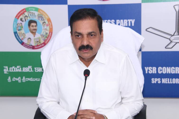 kakani govardhan reddy hot comments on TDP Chief chandra babu DNN ఐరన్ లెగ్ చంద్రబాబూ రైతుల దగ్గర షో చేయొద్దు,  మంత్రి కాకాణి వంగ్యాస్త్రాలు