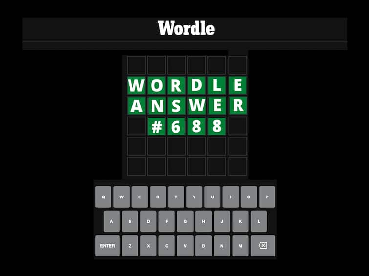 Wordle 688 Answer Today May 8 Wordle Solution Puzzle Hints