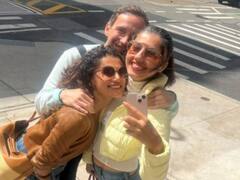 Taapsee Pannu in New York: ब्वॉयफ्रेंड के साथ न्यूयॉर्क में वेकेशन इंंजॉय करती नजर आईं तापसी, साड़ी के साथ स्नीकर्स में लगीं कूल