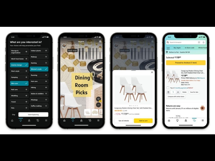 Amazon पर बदलने वाला है शॉपिंग एक्सपीरियंस, अब रील फॉर्मेट में दिखेगा सामान, दाएं-बाएं का भी होगा ऑप्शन