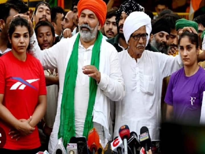 Farmers Join Wrestlers Protest 2000 Security Personnel Deployed In Delhi Wrestlers Protest : மல்யுத்த வீரர்களுடன் கைக்கோர்க்கும் விவசாயிகள்...டெல்லியில் உச்சக்கட்ட பதற்றம்.. நடப்பது என்ன?
