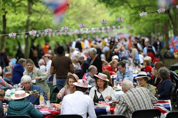 Following the dazzling spectacle of King Charles III's coronation in a religious ceremony, coronation celebrations took a more down-to-earth turn on Sunday, with thousands of picnics and street parties conducted across the United Kingdom. (Image Source: Getty)