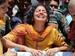 Rajouri Encounter: Kin Bids Tearful Adieu, Army Pays Tributes To 5 Jawans Martyred In IED Explosion — Photos