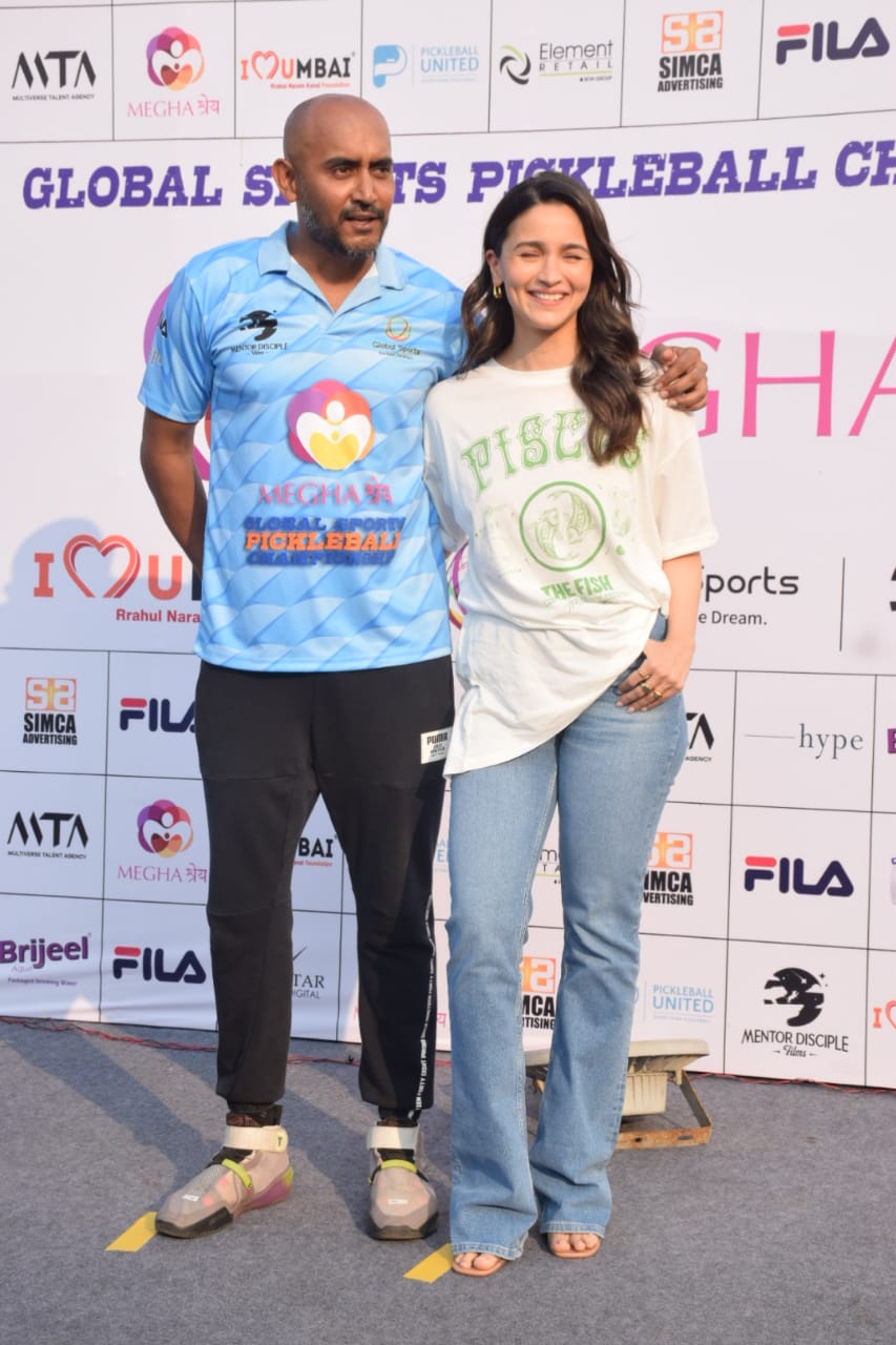 Alia Bhatt Attends Global Sports Pickleball Championship​ In Mumbai