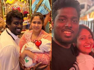 Director Atlee Priya Baby Name Revealed MEER Couple Announced on Social Media Atlee Priya Baby Name: குழந்தைக்கு வித்தியாசமான பெயர்.. நெட்டிசன்களின் கவனத்தை ஈர்த்த அட்லீ - ப்ரியா தம்பதி..!