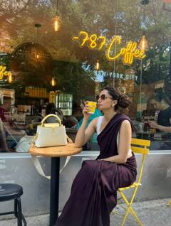 Taapsee Pannu in New York: ब्वॉयफ्रेंड के साथ न्यूयॉर्क में वेकेशन इंंजॉय करती नजर आईं तापसी, साड़ी के साथ स्नीकर्स में लगीं कूल