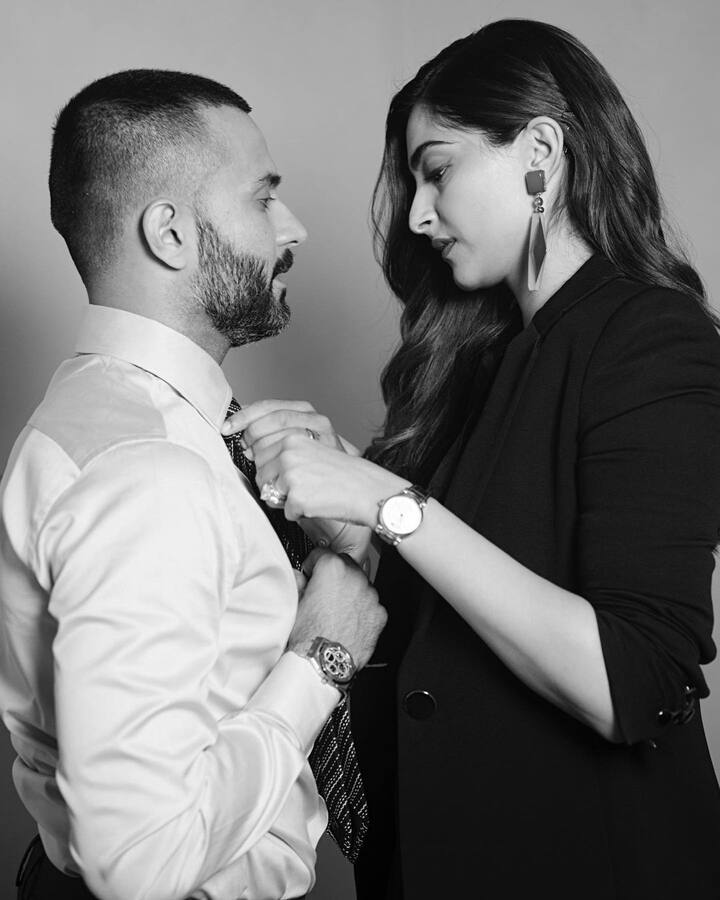 Sonam Kapoor took to her Instagram to pen a heartfelt note for her husband Anand Ahuja on their fifth marriage anniversary.