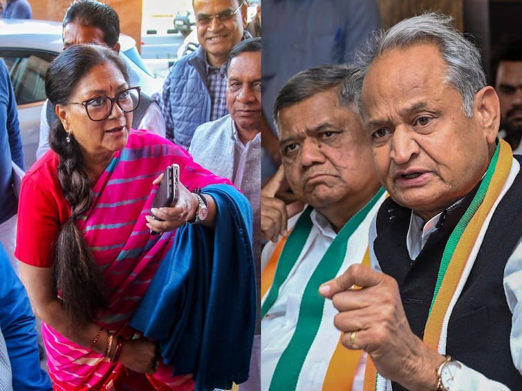 Lying Out Of Fear Vasundhara Raje On Gehlot's She Saved Rajasthan Govt In 2020 From BJPs Conspiracy Claim 'Lying Out Of Fear...': Vasundhara Raje On Gehlot's 'She Saved Rajasthan Govt From BJP's Conspiracy' Claim