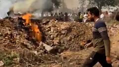 IAF Chopper Crash:ভেঙে পড়ল বায়ুসেনার বিমান