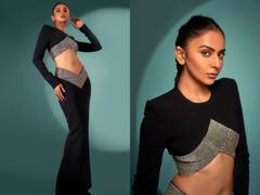 Rakul Preet Singh Makes An Elegant Entry At The Red Carpet In Black Outfit | PICS