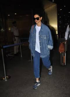 Deepika Padukone Pics: ਦੀਪਿਕਾ ਪਾਦੂਕੋਣ ਨੇ ਏਅਰਪੋਰਟ 'ਤੇ ਡੈਨਿਮ ਲੁੱਕ ਨਾਲ ਖਿੱਚਿਆ ਧਿਆਨ, ਦੇਖੋ 'ਫਾਈਟਰ' ਅਦਾਕਾਰਾ ਦੀ ਖੂਬਸੂਰਤੀ