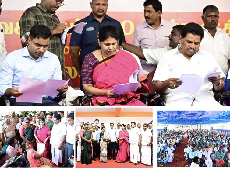 MP Kanimozhi gave house certificates to 900 people in Punnakayal fishing village at Rs 13 crore TNN 24 ஆண்டு கால போராட்டத்திற்கு பின்  புன்னகாயல் மீனவ மக்களுக்கு வீட்டுமனை பட்டா - கனிமொழி எம்.பி வழங்கினார்