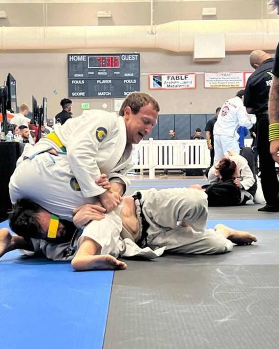 Meta CEO Mark Zuckerberg Competes In His First Jiu Jitsu Tournament