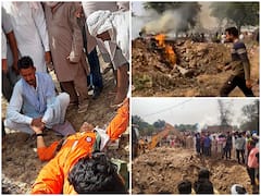 Rajasthan: IAF MiG-21 Fighter Aircraft Crashes. Three Civilians Killed, Pilot Safe — IN PICS