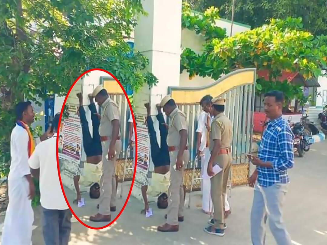 Kallakurichi: வன்னியர்களுக்கு 10.5% உள் இட ஒதுக்கீடு; தலைகீழாக நின்று கோரிக்கை விடுத்த பாமக நிர்வாகி