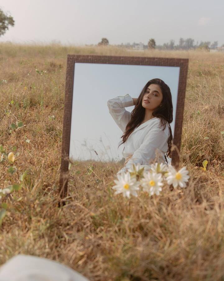 అద్దంలో అందాల బొమ్మ - ప్రియాంక మోహన్