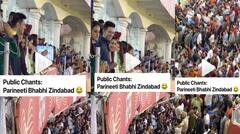 ਪਰਿਣੀਤੀ ਤੇ ਰਾਘਵ ਚੱਡਾ ਨੂੰ IPL ਮੈਚ 'ਚ ਦੇਖ ਫੈਨਜ਼ ਨੇ ਲਗਾਏ 'ਪਰਿਣੀਤੀ ਭਾਬੀ ਜ਼ਿੰਦਾਬਾਦ' ਦੇ ਨਾਅਰੇ