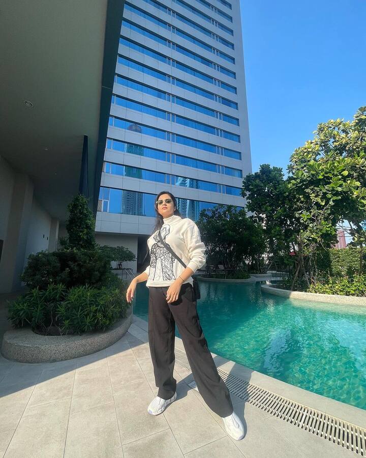 శ్రీముఖి లేటెస్ట్ ఫోటోస్. Image Credit: Sreemukhi/ Instagram