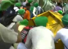 जंतर-मंतर पर किसानों ने तोड़े बैरिकेड, लगाए सरकार विरोधी नारे, हंगामा...