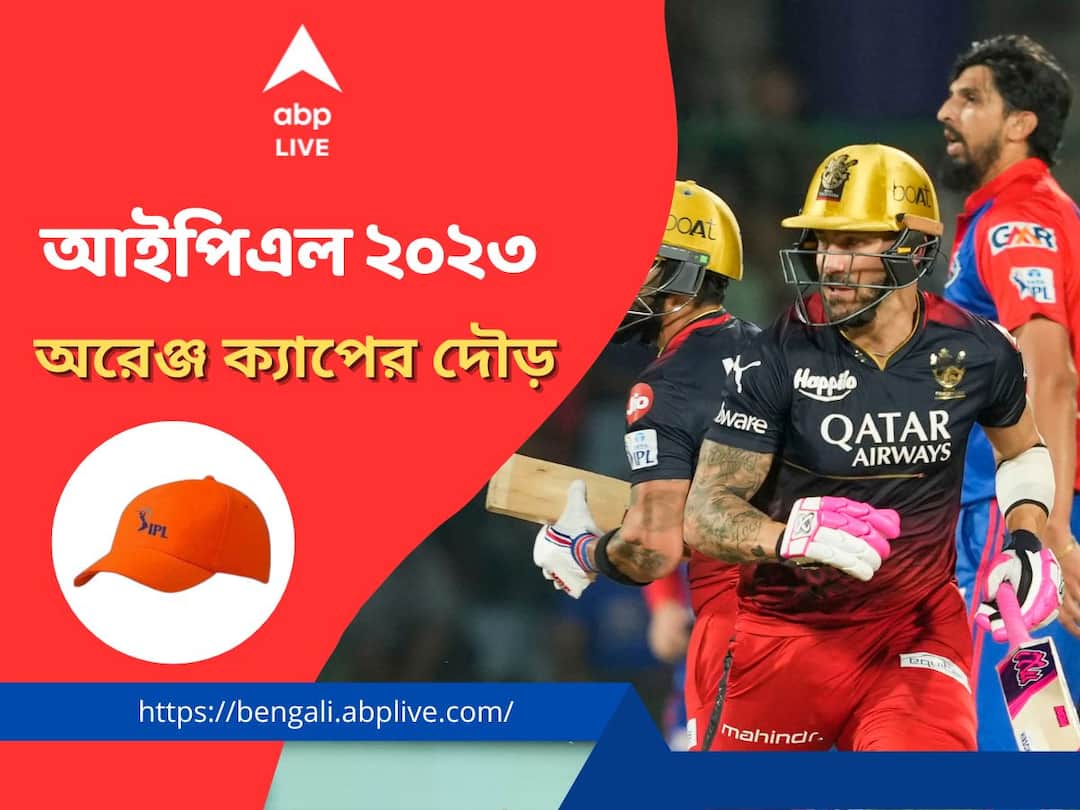 IPL 2023 Orange Cap: RCB star Faf Du Plessis leading the race to orange cap, know in details IPL 2023 Orange Cap: এগিয়ে ডুপ্লেসি, দৌড়ে যশস্বী-শুভমনও, অরেঞ্জ ক্যাপের জমাটি লড়াই