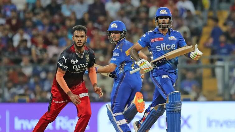 IPL 2023: MI won the match by 6 wickets against RCB in Match 54 at Wankhede Stadium MI vs RCB, Match Highlights: ব্যাট হাতে ঝড় তুললেন সূর্যকুমার, সঙ্গ দিলেন নেহাল, আরসিবির বিরুদ্ধে ৬ উইকেটে জিতল মুম্বই