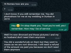 Woman Demands Refund From Wedding Photographer After Divorce, Chat Goes Viral On Twitter