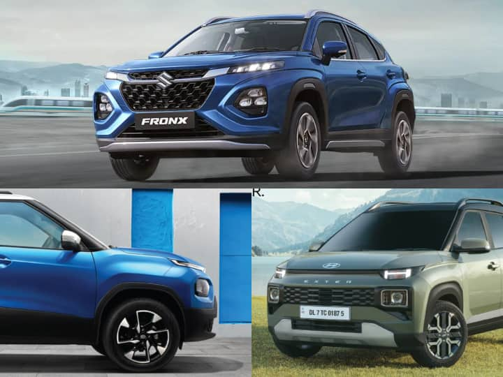 Hyundai exter vs maruti Suzuki fronx vs tata punch which one is best see comparison here Cars comparison: हुंडई एक्सटर या टाटा पंच या मारुति सुजुकी फ्रॉन्क्स, एक दूसरे से कितनी अलग हैं ये गाड़ियां? समझ लीजिये