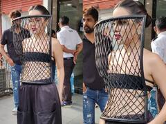 Uorfi javed New Look: उर्फी जावेद के लेटेस्ट लुक ने फिर मचाया सोशल मीडिया पर बवाल, इस बार प्रोटेक्शन शील्ड की बना डाली ड्रेस