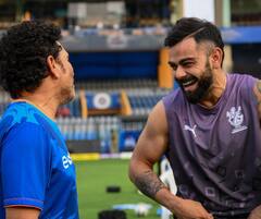 IPL 2023 : जंगी सामन्याआधी विराट कोहली आणि सचिन तेंडुलकरची भेट, दोघांचे फोटो चर्चेत