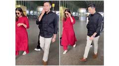 ਲਾਲ ਡਰੈੱਸ 'ਚ ਕਮਾਲ ਲੱਗ ਰਹੀ ਪਰਿਣੀਤੀ, ਮੰਗਣੀ ਦੀਆਂ ਖਬਰਾਂ ਵਿਚਾਲੇ ਰਾਘਵ ਚੱਡਾ ਨਾਲ ਦਿੱਲੀ ਹੋਈ ਰਵਾਨਾ